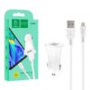 DENMEN ŁADOWARKA SAMOCHODOWA 3A + KABEL IPHONE 3100mA 2XUSB