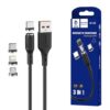 DENMEN KABEL USB 3W1 MAGNETYCZNY MICRO TYP-C IPHONE