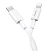 DENMEN KABEL USB PD TYP-C - LIGHTNING 20W 3,6A WZMACNINANY 2M