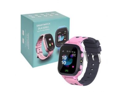 DENMEN ZEGAREK SMARTWATCH KIDS DK01 - różowy