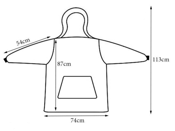 KOC BLUZA Z KAPTUREM - czarny