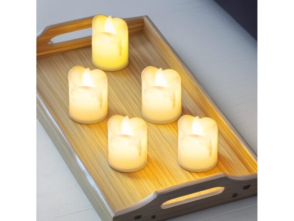 ŚWIECZKA NA BATERIE LED LAMPKA TEALIGHT 4SZT