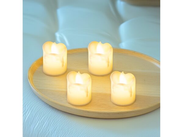 ŚWIECZKA NA BATERIE LED LAMPKA TEALIGHT 4SZT