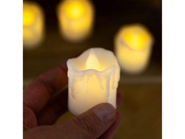 ŚWIECZKA NA BATERIE LED LAMPKA TEALIGHT 4SZT