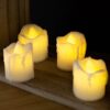 ŚWIECZKA NA BATERIE LED LAMPKA TEALIGHT 4SZT