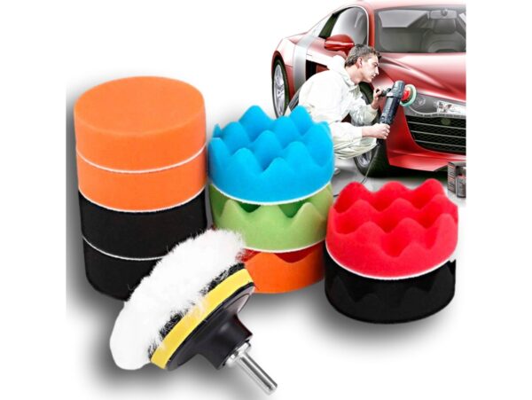 12 x GĄBKA GĄBKI POLERSKIE POLEROWANIA LAKIERU 80