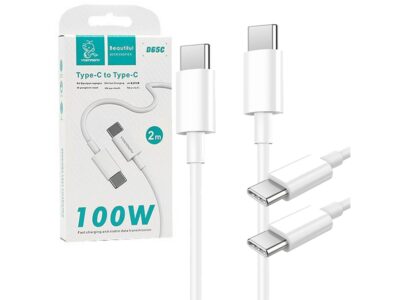 DENMEN USB-C TYP-C DO USB-C TYP-C 3,6A 100W 2M