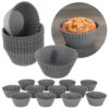 FOREMKI SILIKONOWE DO BABECZEK MUFFINEK 12SZT 7CM