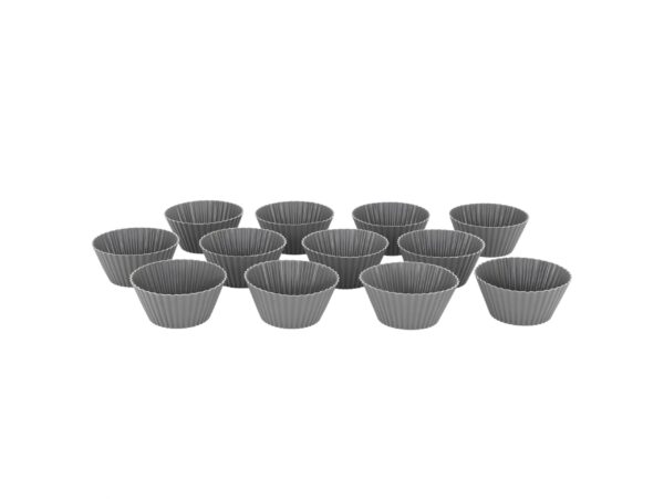 FOREMKI SILIKONOWE DO BABECZEK MUFFINEK 12SZT 7CM