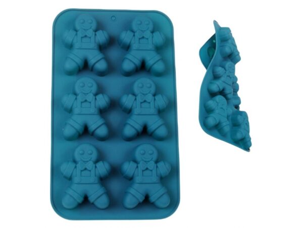 FORMA SILIKONOWA CIASTECZKOWE LUDKI 29,5x17,5cm - morski
