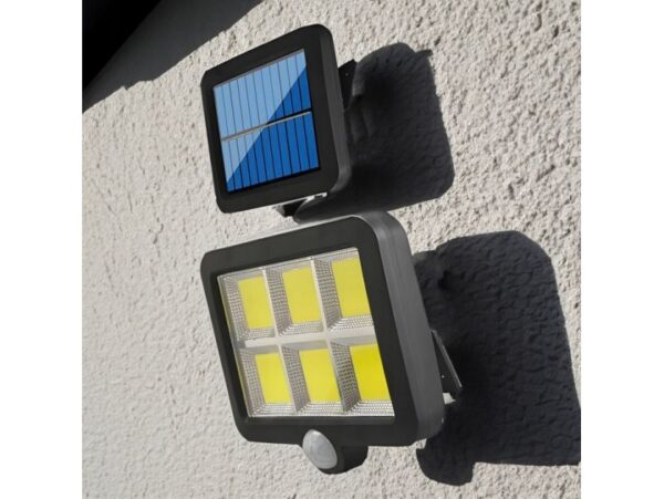 LAMPA SOLARNA Z CZUJNIKIEM RUCHU ZMIERZCHU 120 LED