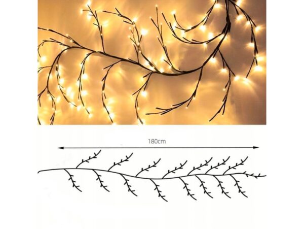 GAŁĄZKA DRZEWNA LED ŚWIĄTECZNA LAMPKI 96SZT