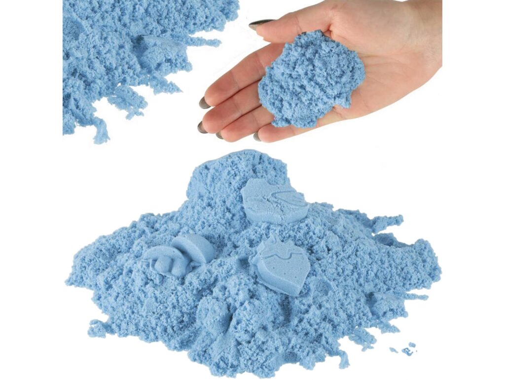 PIASEK KINETYCZNY PIASKOLINA 1KG ZAPAS - niebieski