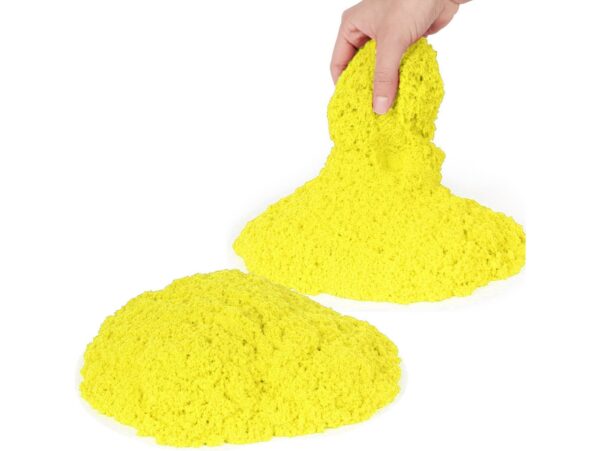PIASEK KINETYCZNY PIASKOLINA 1KG ZAPAS - żółty