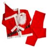 STRÓJ MIKOŁAJA KOSTIUM ŚWIĘTA ZESTAW 5 ELEMENTÓW