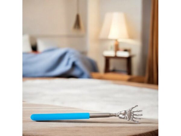 DRAPACZKA DO PLECÓW SKŁADANA TRUPIA RĄCZKA - błękitny