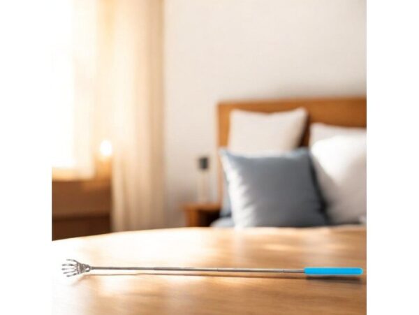 DRAPACZKA DO PLECÓW SKŁADANA TRUPIA RĄCZKA - błękitny