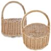KOSZYK WIKLINOWY OSŁONKA 25x20x12cm