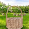 KOSZYK WIKLINOWY OSŁONKA 25x20x12cm