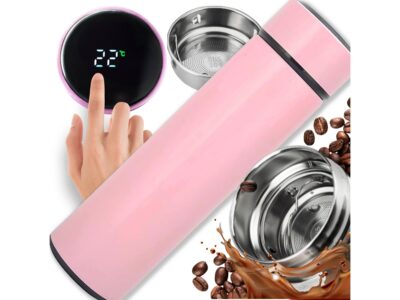 KUBEK TERMICZNY SMART 500ML - różowy