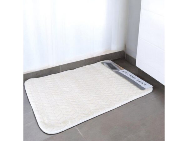 MATA DYWANIK ŁAZIENKOWY ANTYPOŚLIZGOWY - kremowy