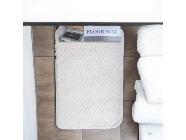 MATA DYWANIK ŁAZIENKOWY ANTYPOŚLIZGOWY - kremowy