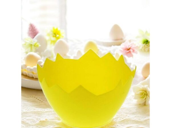 OSŁONKA DONICZKA WIELKANOC SKORUPKA 12CM - żółty