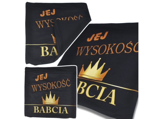 POSZEWKA NA PODUSZKĘ NA DZIEŃ BABCI 40x40 - jej wysokość babcia