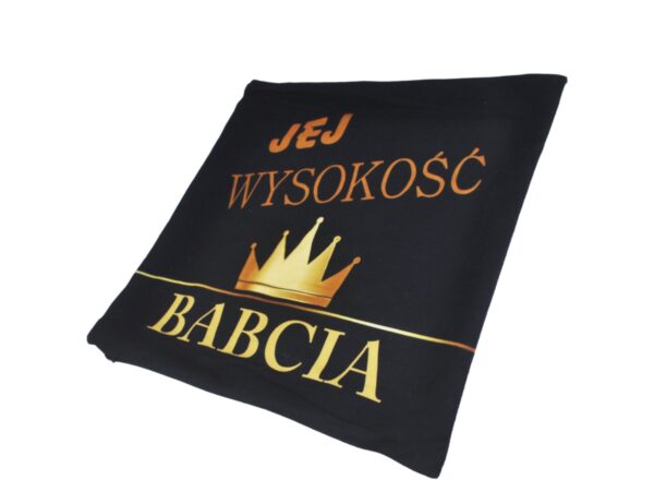 POSZEWKA NA PODUSZKĘ NA DZIEŃ BABCI 40x40 - jej wysokość babcia