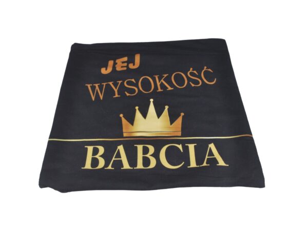 POSZEWKA NA PODUSZKĘ NA DZIEŃ BABCI 40x40 - jej wysokość babcia