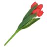 TULIPAN BUKIET SZTUCZNY PIANKOWY 5 KWIATÓW 29cm - czerwony