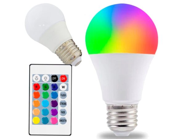 ŻARÓWKA LED RGB PILOT E27 - 10W