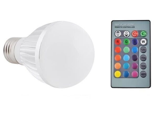 ŻARÓWKA LED RGB PILOT E27 - 10W