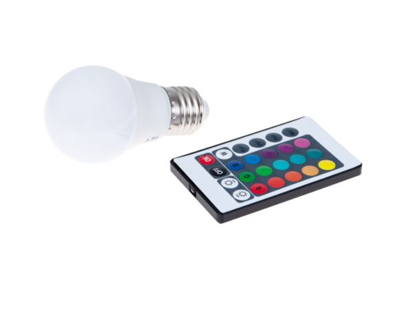 ŻARÓWKA LED RGB PILOT E27 - 10W