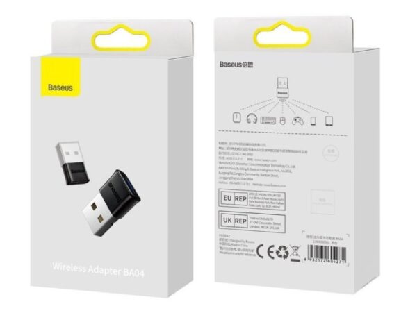 BASEUS ADAPTER USB ODBIORNIK BLUETOOTH 5.1 UNIWERSALNY ZJBA000001