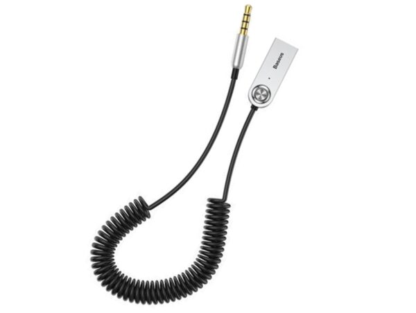 BASEUS BA01 ADAPTER TRANSMITER AUDIO AUX ODBIORNIK DŹWIĘKU BLUETOOTH 5.0 DO SAMOCHODU 1708 UNIWERSALNY CABA01-01