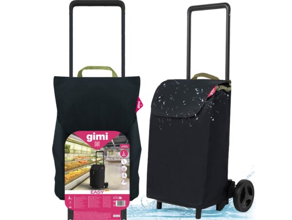 GIMI EASY BLACK WÓZEK NA ZAKUPY/EASY BLACK GM-168407 8001244025769