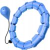 HULA HOOP Z OBCIĄŻNIKIEM MASAŻEREM 45CM - niebieski