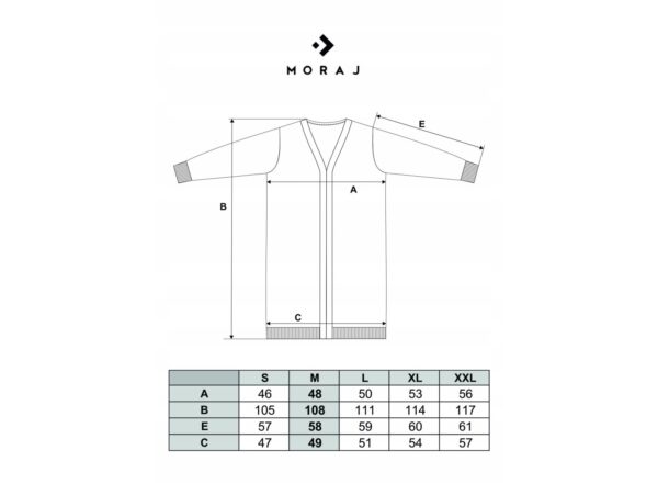 MORAJ KARDIGAN NARZUTKA DAMSKA S/M - mocca