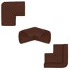 OCHRANIACZE NAROŻNIKÓW PIANKOWE 4SZT - brązowy