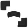 OCHRANIACZE NAROŻNIKÓW PIANKOWE 4SZT - czarny