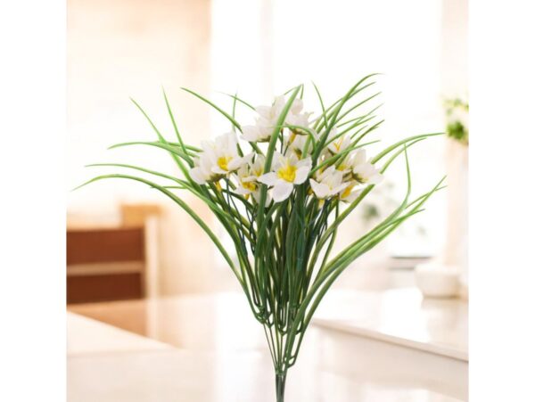 ŻONKIL BUKIET SZTUCZNY 7 ŁODYG 40cm - biały