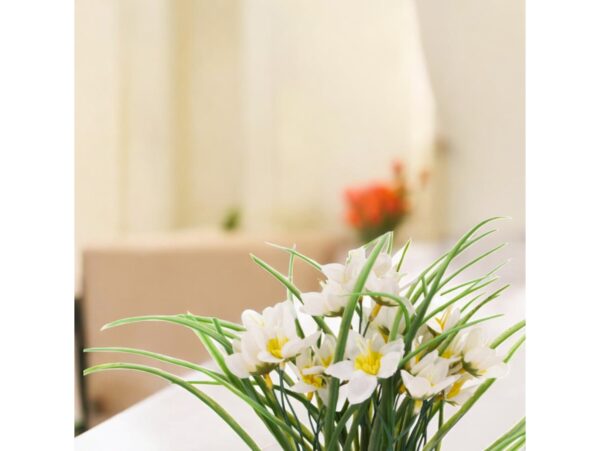 ŻONKIL BUKIET SZTUCZNY 7 ŁODYG 40cm - biały