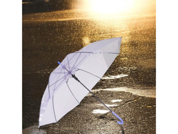 PARASOL PRZEZROCZYSTY 72cm - fioletowy