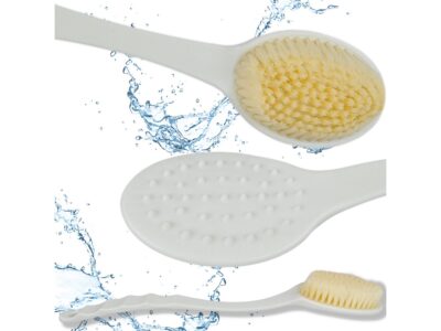 SZCZOTKA DO MYCIA PLECÓW 35CM - biały