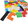 TETRIS TANGRAM KÓŁKO I KRZYŻYK UKŁADANKA DREWNIANA 3w1