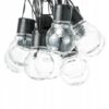 GIRLANDA OGRODOWA ŻARÓWKA LAMPA SOLARNA 10 LED