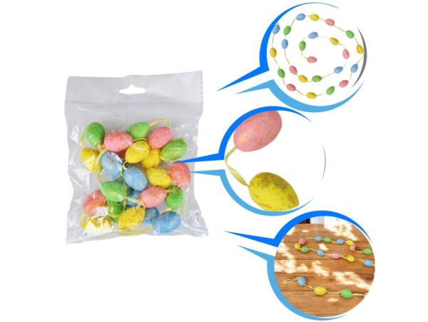 GIRLANDA WIELKANOCNA Z JAJEK 120CM