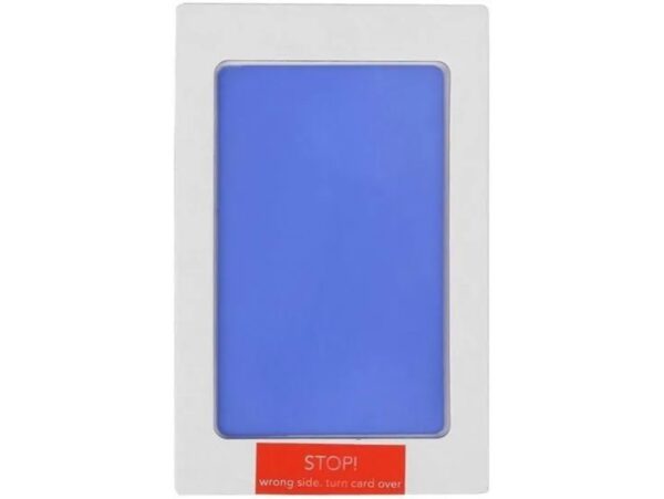 ODCISK RĄCZKI STÓPKI NIEBRUDZĄCY 15,3x10 - niebieski