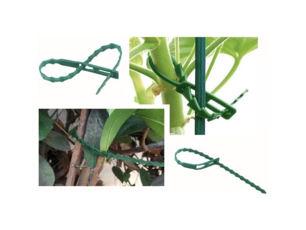 OPASKI DO KWIATÓW REGULOWANE 17,5CM 50SZT